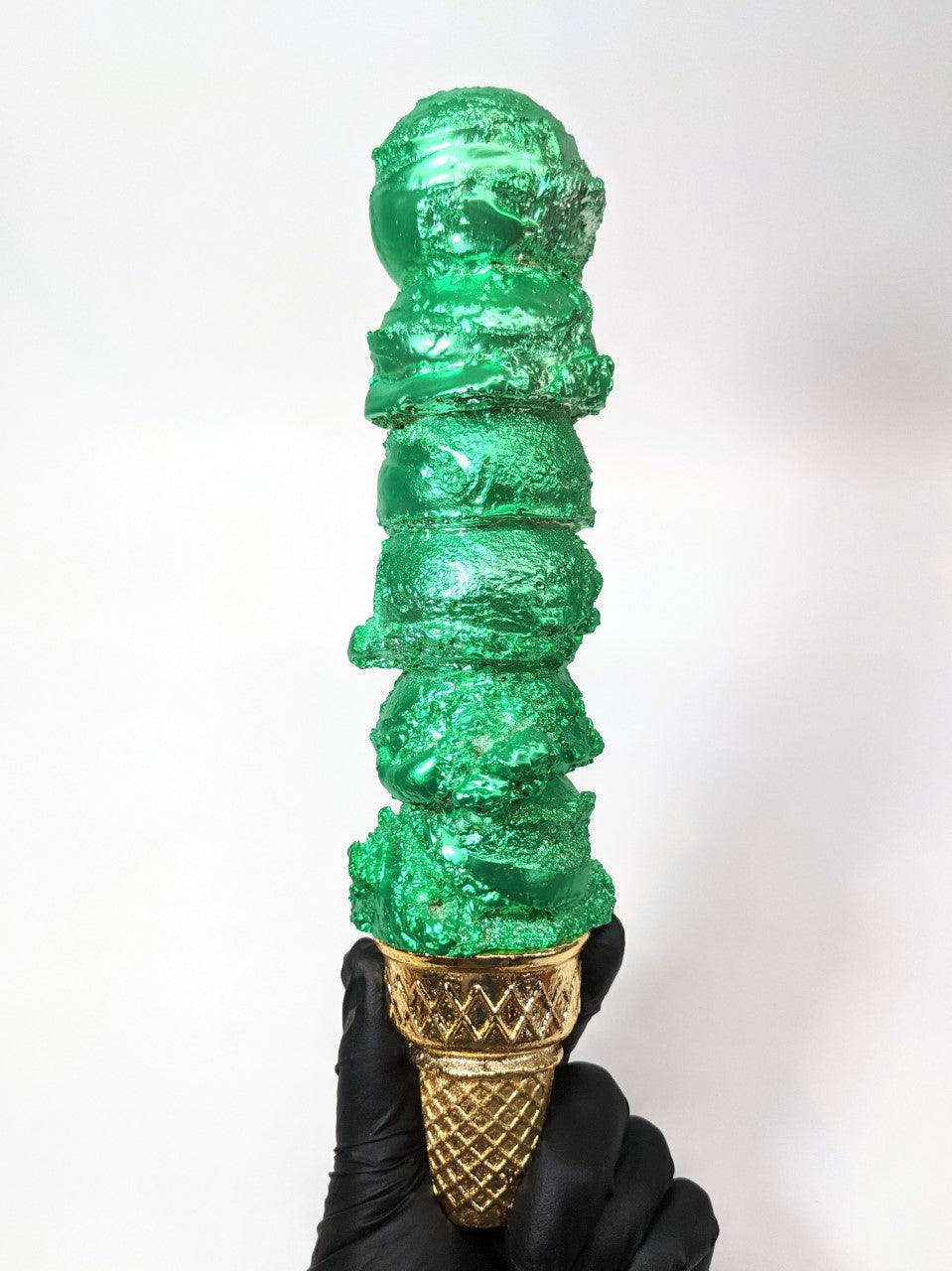 Jourdan Joly- Six Scoop Stack Chrome Cone, Green, 2021