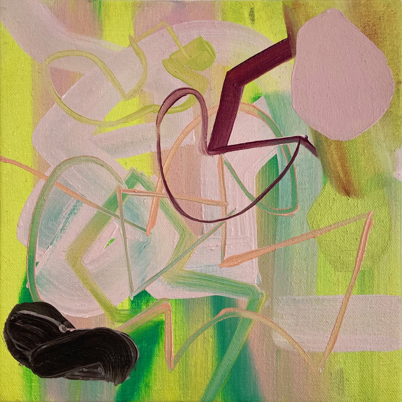 Jennifer Lefort, Soft & Neon (traces series), 2012