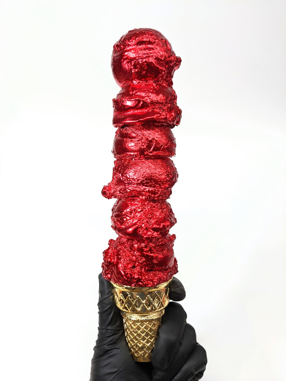 Jourdan Joly- Six Scoop Stack Chrome Cone, Red, 2021