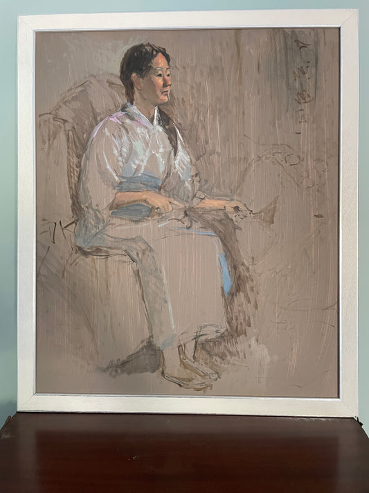 Nathaniel K. Gibbs- Untitled (Seated Woman), N.D.